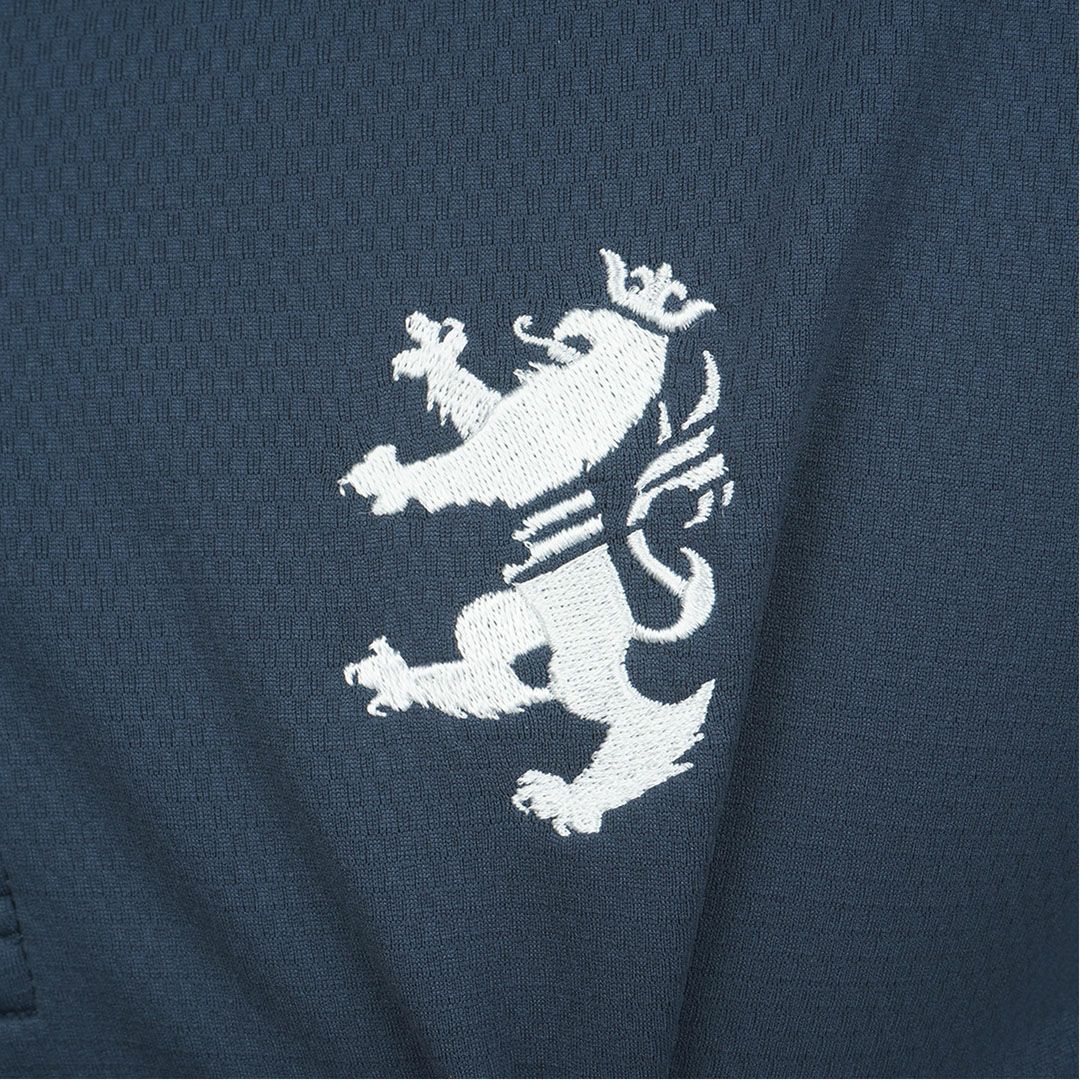 [アドミラル ゴルフ]メンズ カラタッチ 長袖シャツ　ネイビー