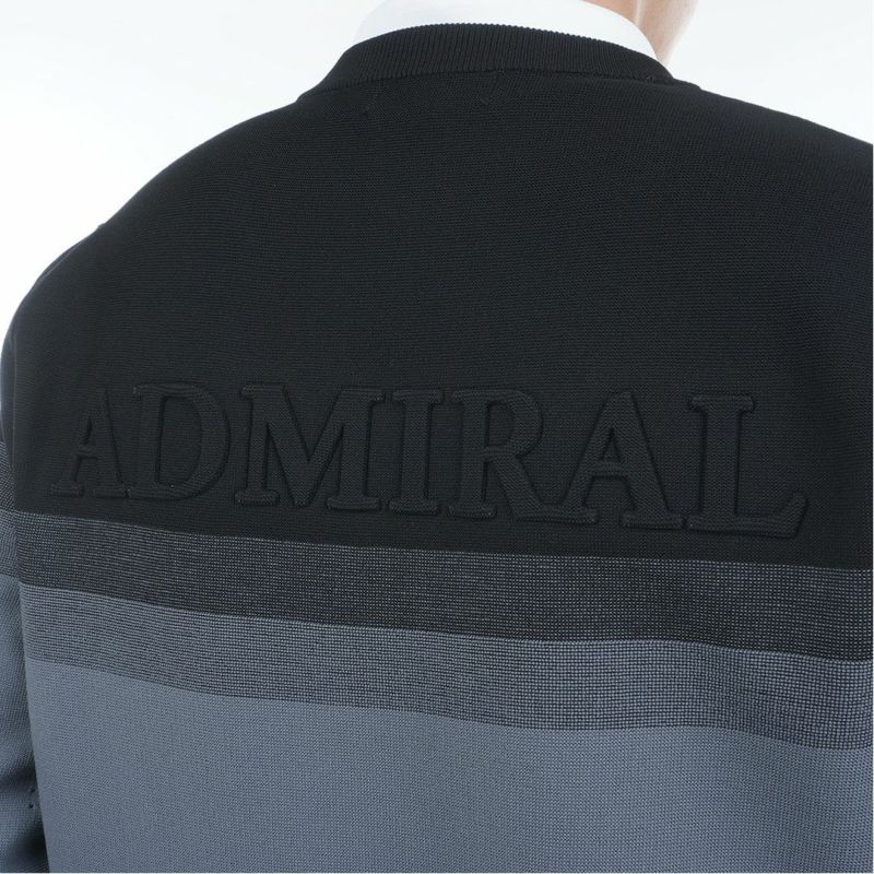 アドミラル ゴルフ Admiral GOLF メンズ メンズ グラデーションボーダー クルーネックセーター ADMA556 詳細6