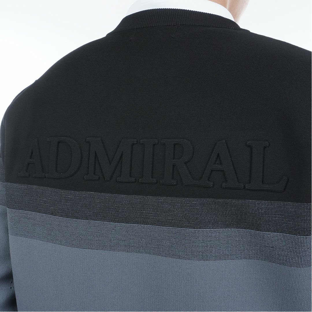 アドミラル ゴルフ Admiral GOLF メンズ メンズ グラデーションボーダー クルーネックセーター ADMA556 詳細6