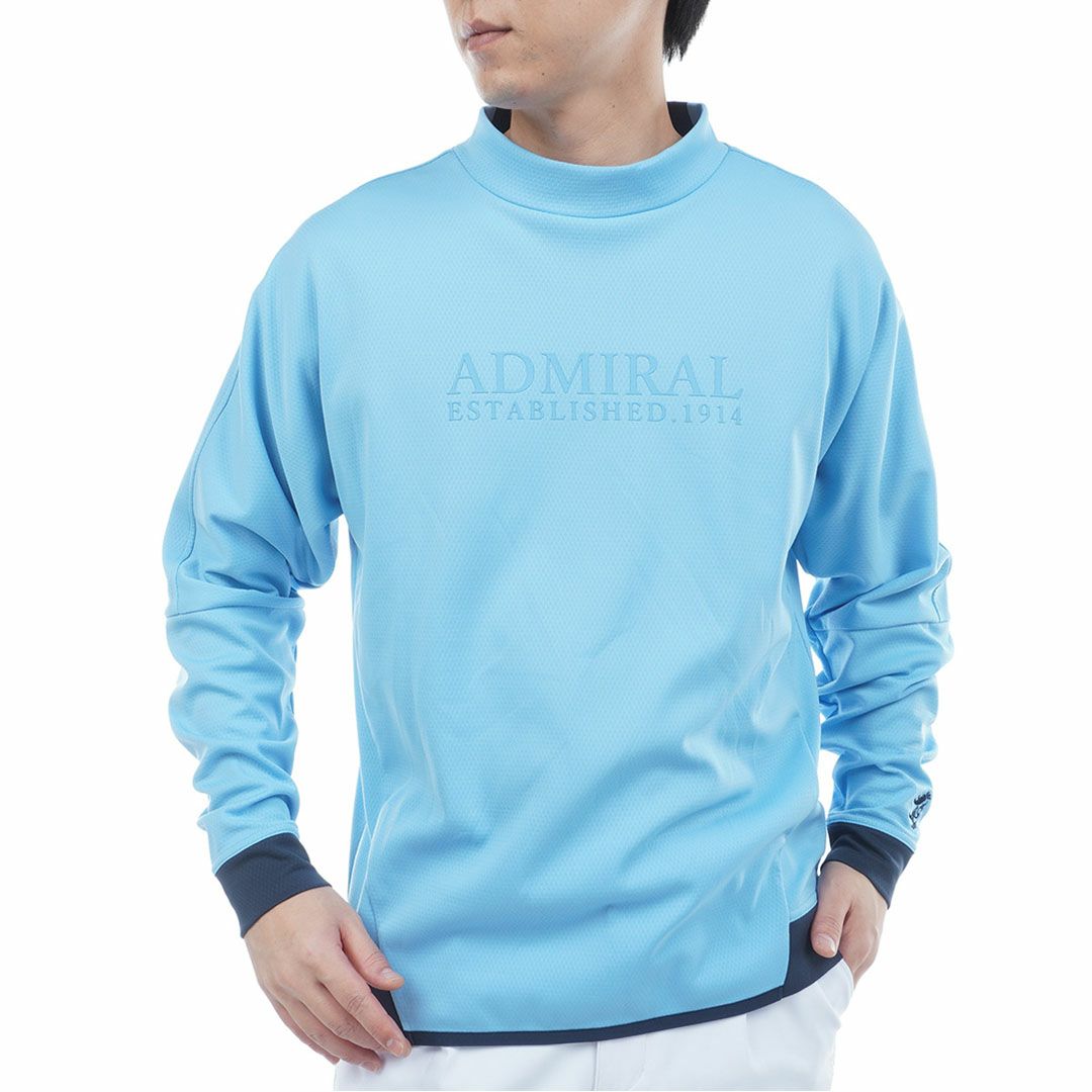 アドミラル ゴルフ Admiral GOLF メンズ メンズ カラタッチ 長袖モックネックシャツ ADMA557 詳細7
