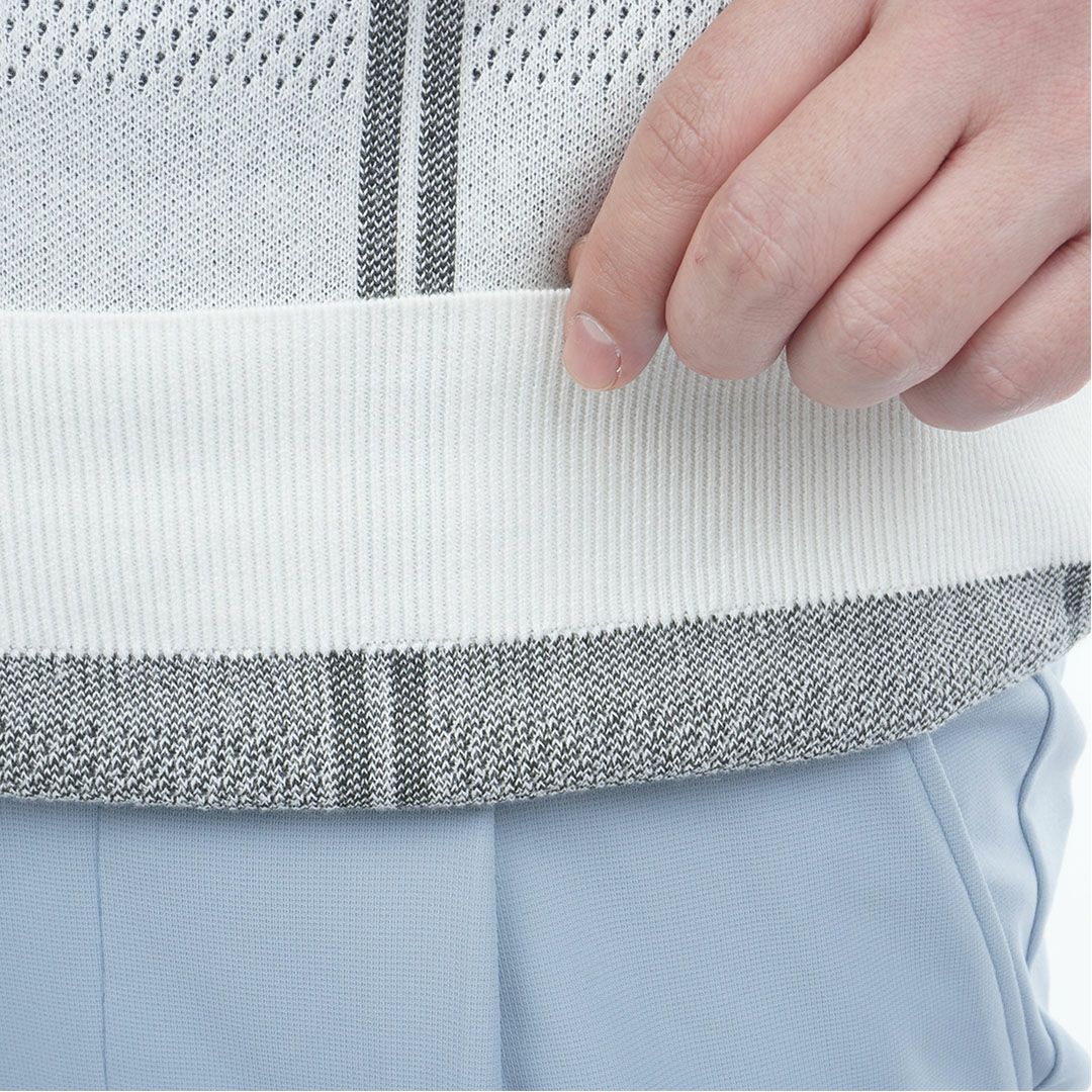 アドミラル ゴルフ Admiral GOLF メンズ メンズ ウィンドウペン クルーネックセーター ADMA558 詳細8