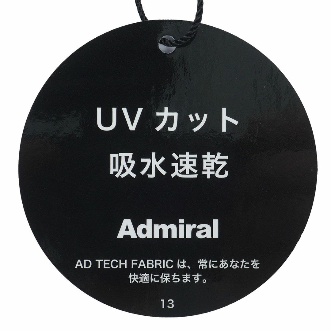 アドミラル ゴルフ Admiral GOLF メンズ メンズ ゴルフジャガード L/Sモックネックシャツ ADMA560 詳細19