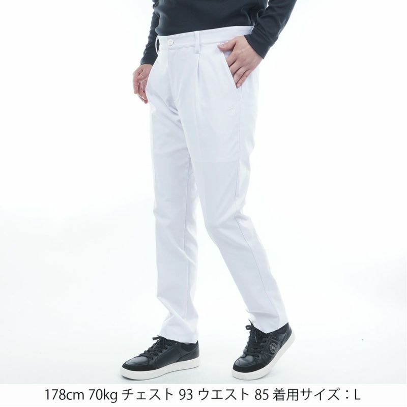 アドミラル ゴルフ Admiral GOLF メンズ メンズ ワンタック ストレートパンツ ADMA561 詳細2