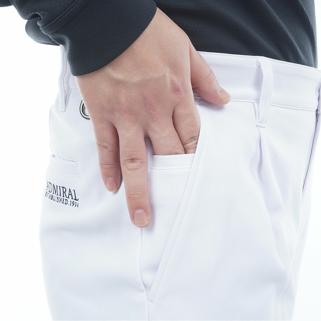30％OFF】[アドミラル ゴルフ]メンズ ワンタック ストレートパンツ