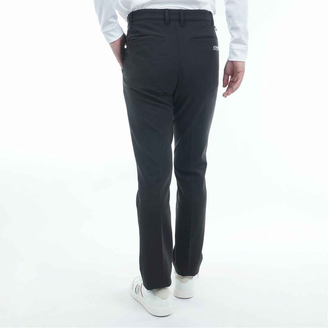 [アドミラル ゴルフ]メンズ ワンタック ストレートパンツ　ブラック