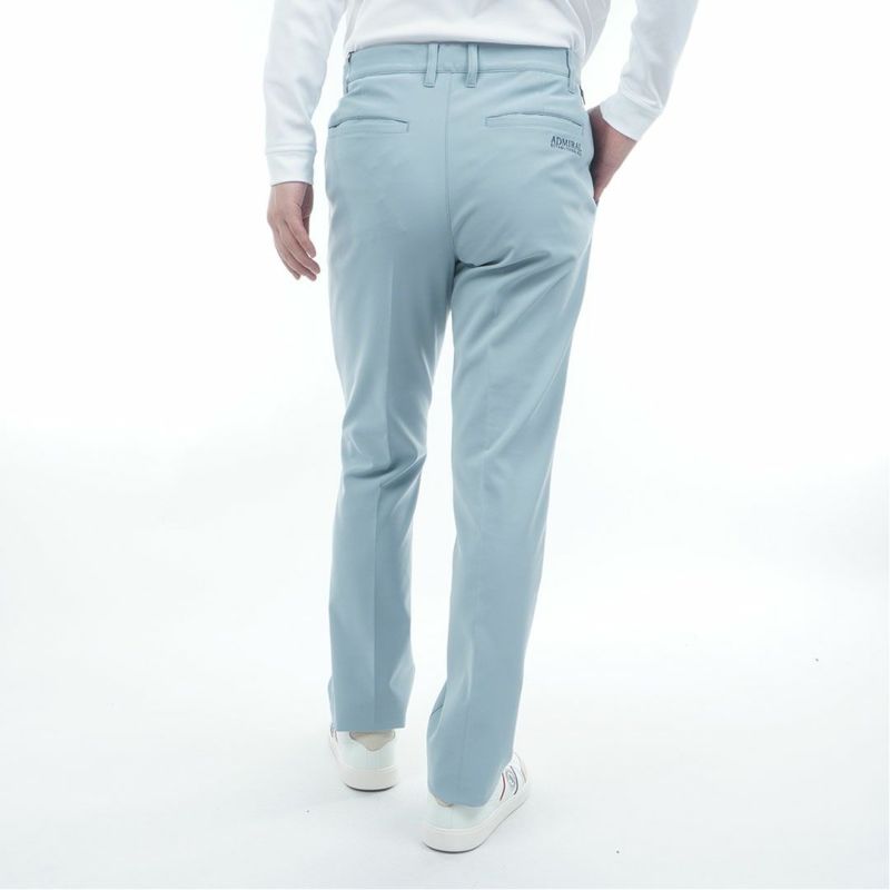 [アドミラル ゴルフ]メンズ ワンタック ストレートパンツ　ブルーグレー