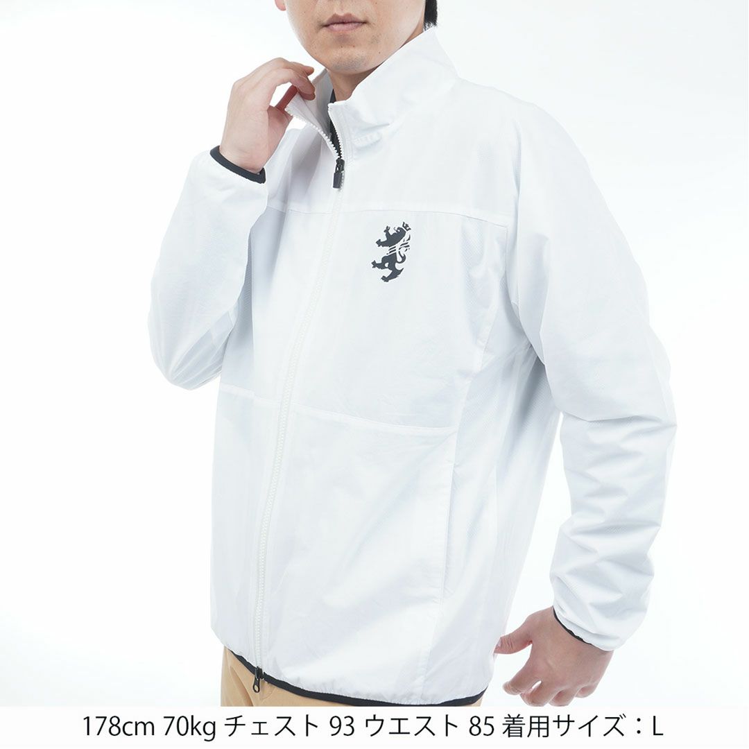 [アドミラル ゴルフ]メンズ ウィンドジャケット　ホワイト