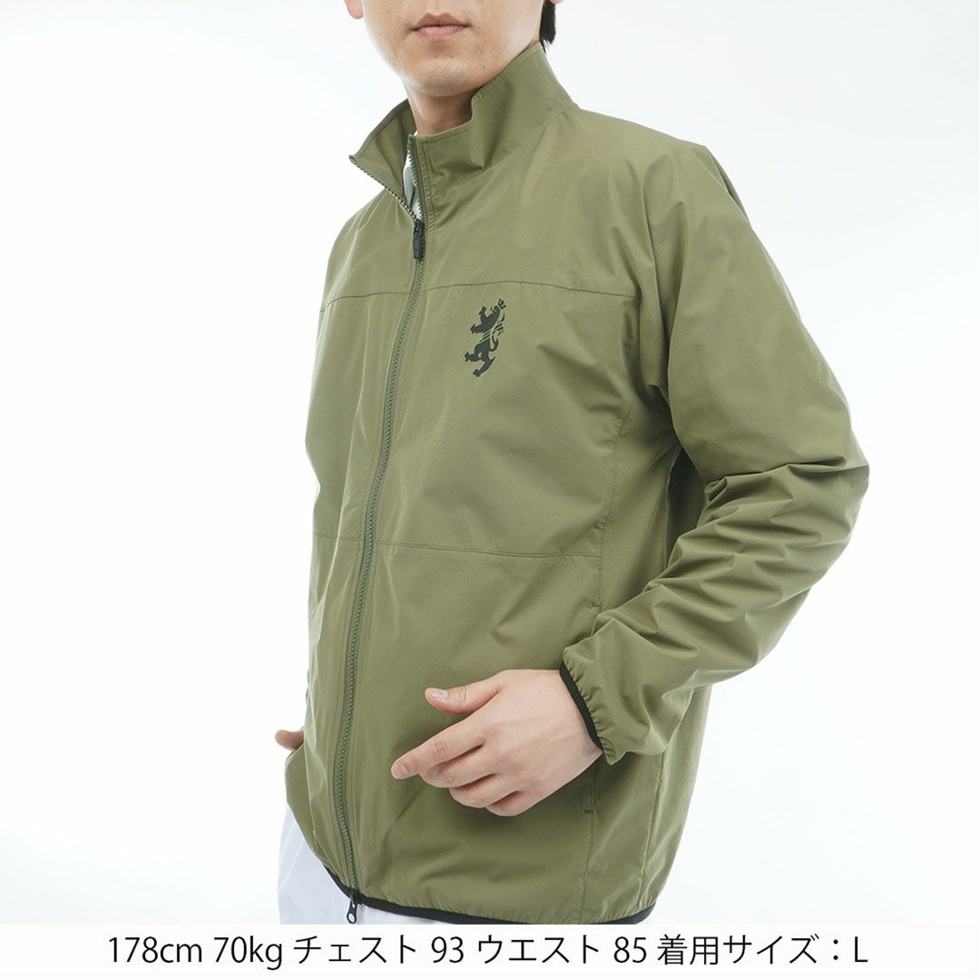 [アドミラル ゴルフ]メンズ ウィンドジャケット　カーキ