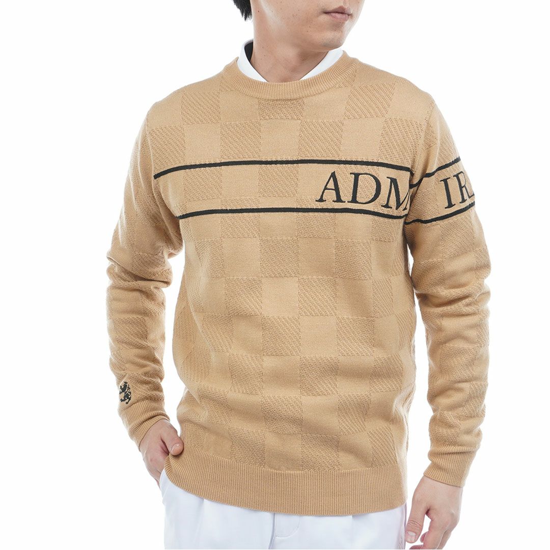 アドミラル ゴルフ Admiral GOLF メンズ メンズ ビッグロゴ クルーネックセーター ADMA563 詳細13