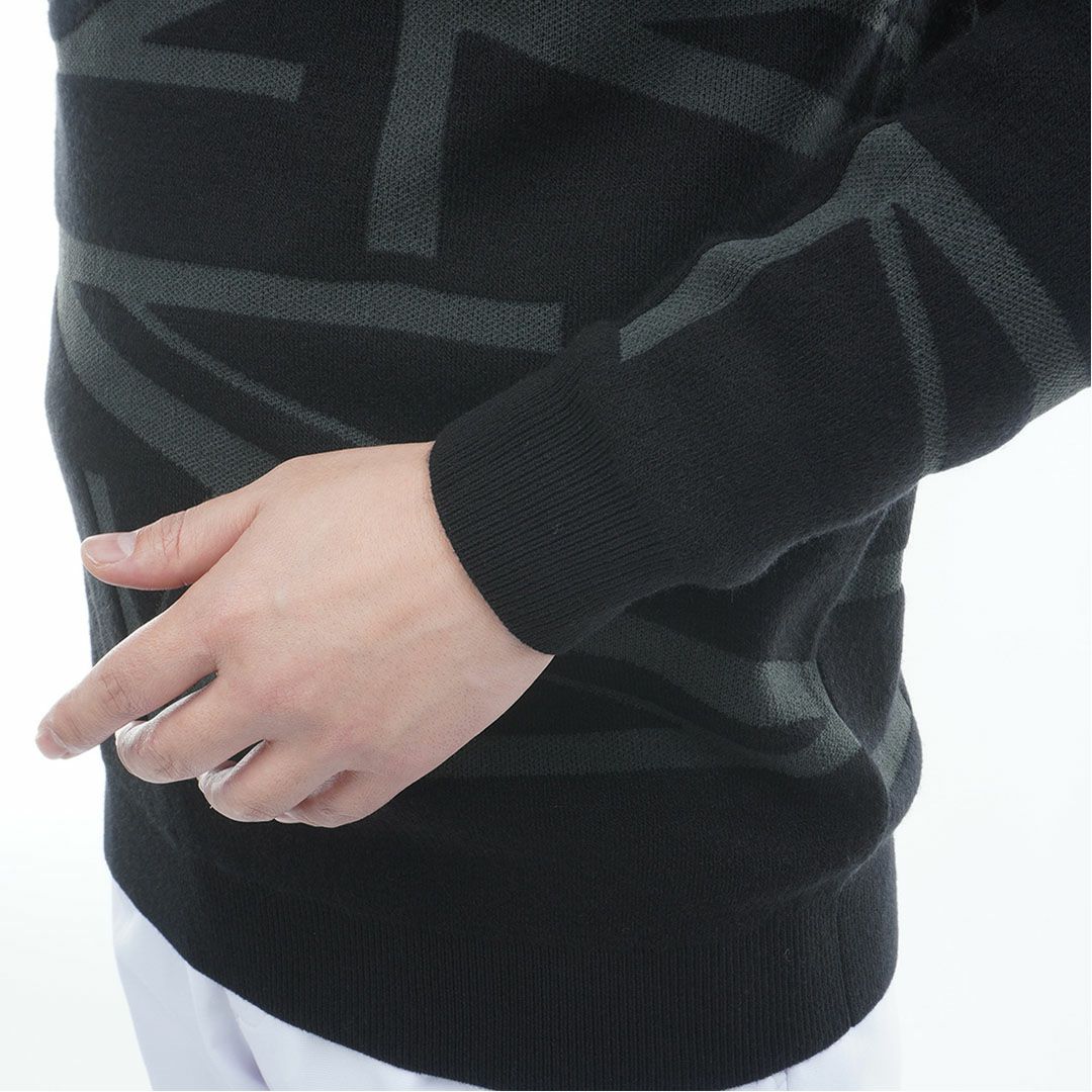 アドミラル ゴルフ Admiral GOLF メンズ メンズ UJジャガード クルーネックセーター ADMA564 詳細9