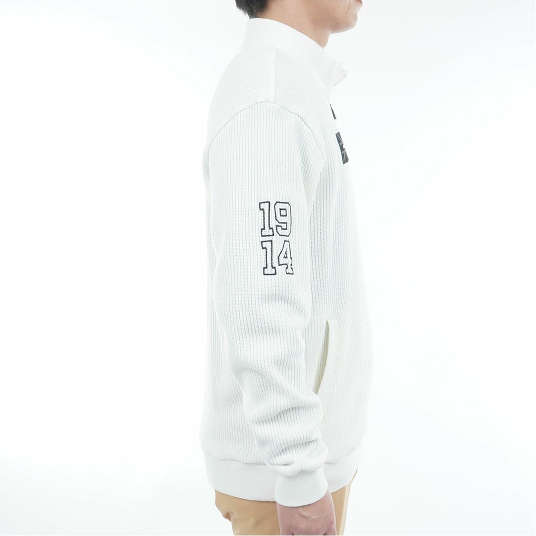 [アドミラル ゴルフ]メンズ ニットライク トラックジャケット　ホワイト