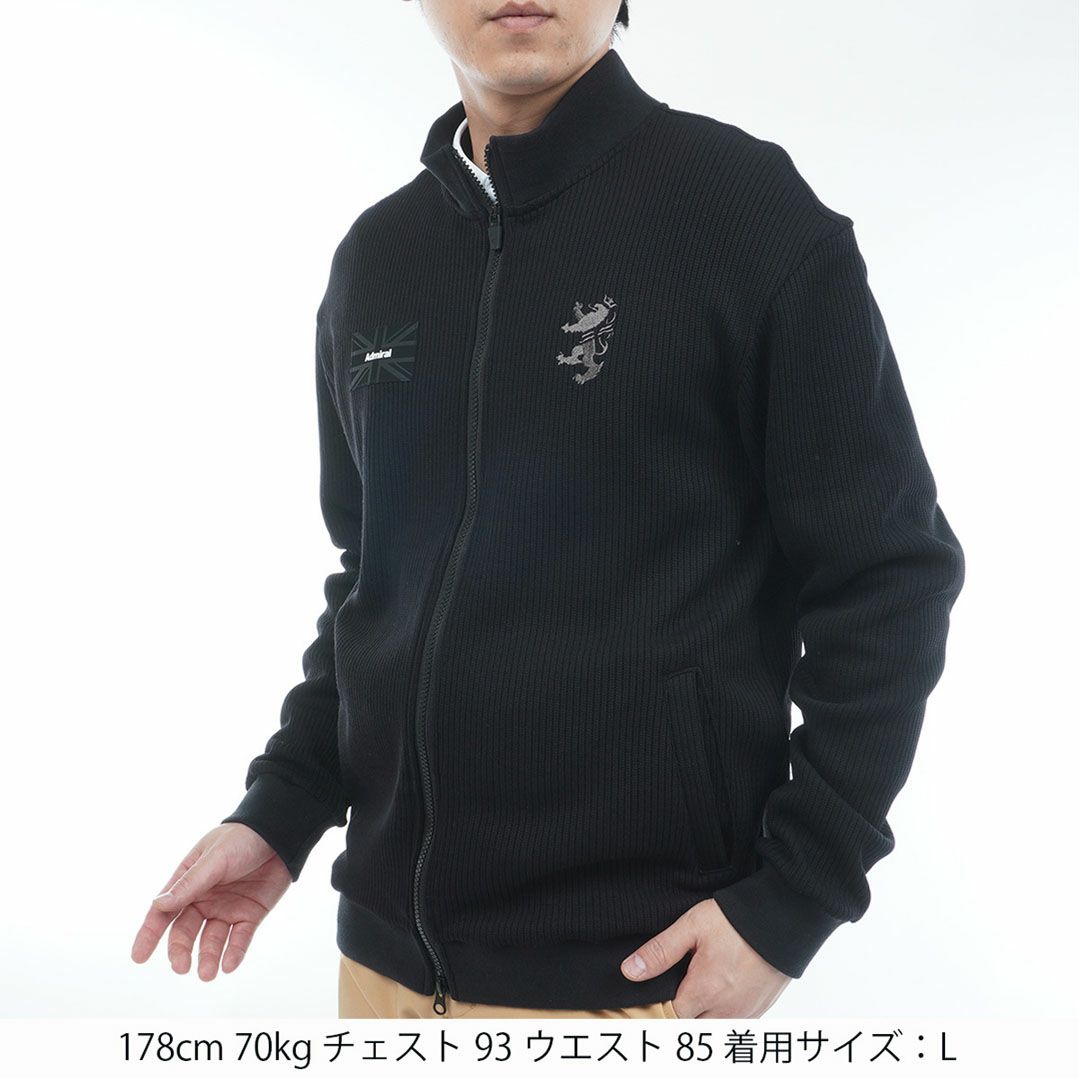 アドミラル ゴルフ Admiral GOLF メンズ メンズ ニットライク トラックジャケット ADMA565 詳細13