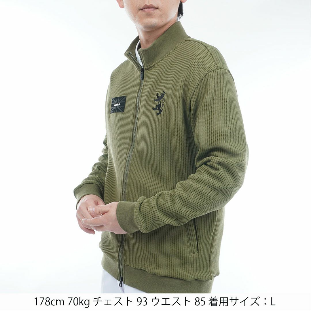 アドミラル ゴルフ Admiral GOLF メンズ メンズ ニットライク トラックジャケット ADMA565 詳細19