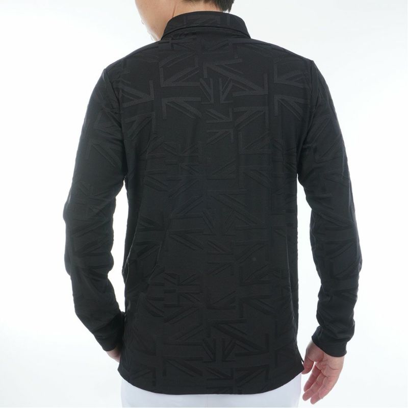 アドミラル ゴルフ Admiral GOLF メンズ メンズ UJジャガード ボタンダウン長袖シャツ ADMA566 詳細6