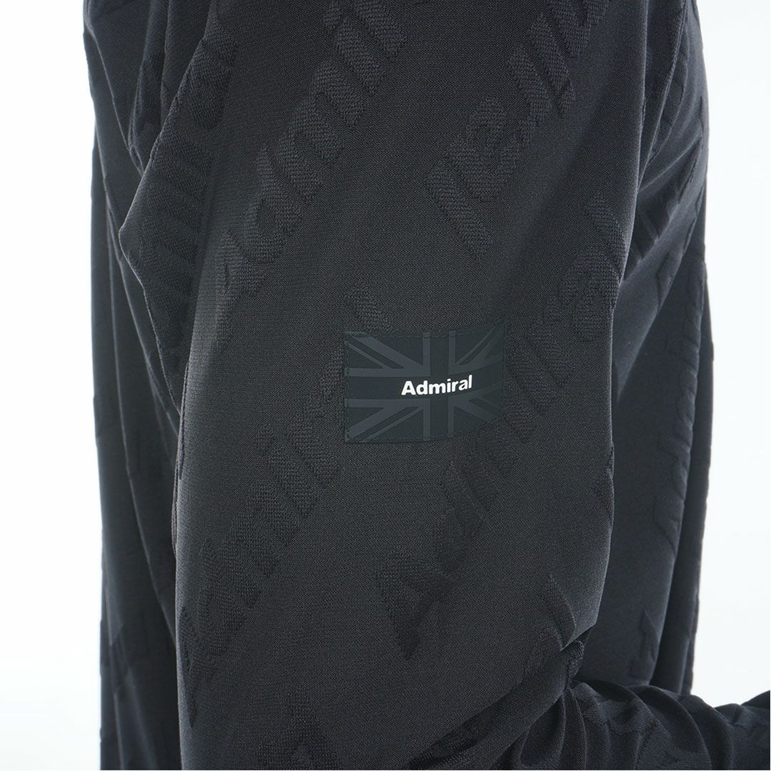 アドミラル ゴルフ Admiral GOLF メンズ メンズ ロゴストレッチ ジャガードモックネックシャツ ADMA567 詳細10