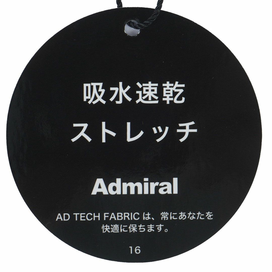 アドミラル ゴルフ Admiral GOLF メンズ メンズ ロゴストレッチ ジャガードモックネックシャツ ADMA567 詳細12