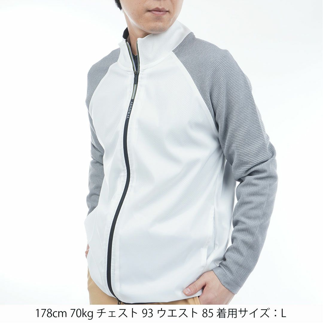 アドミラル ゴルフ Admiral GOLF メンズ メンズ ハイブリッド パフォーマンスジャケット ADMA569 詳細2
