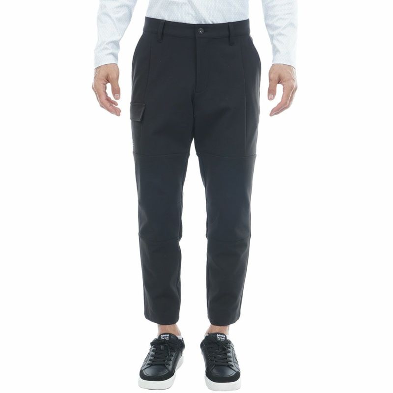 [アドミラル ゴルフ]メンズ サイドポケット付 ワイドテーパードパンツ　ブラック