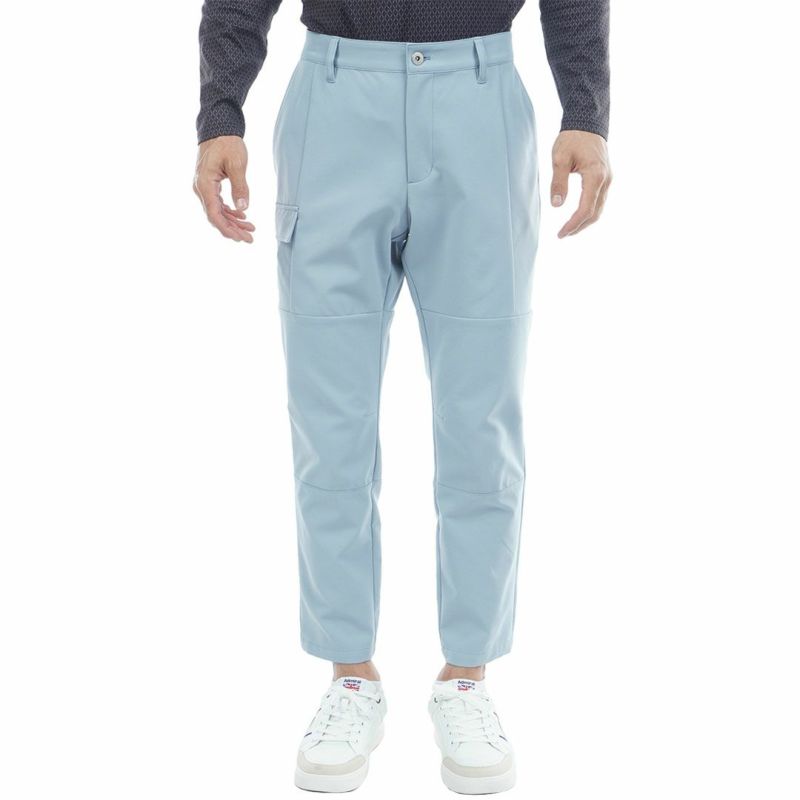 [アドミラル ゴルフ]メンズ サイドポケット付 ワイドテーパードパンツ　ブルーグレー