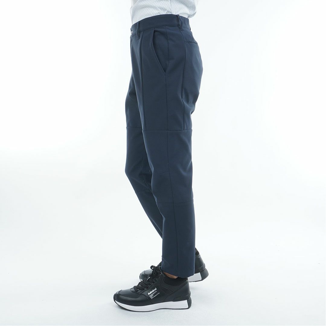 [アドミラル ゴルフ]メンズ サイドポケット付 ワイドテーパードパンツ　ネイビー