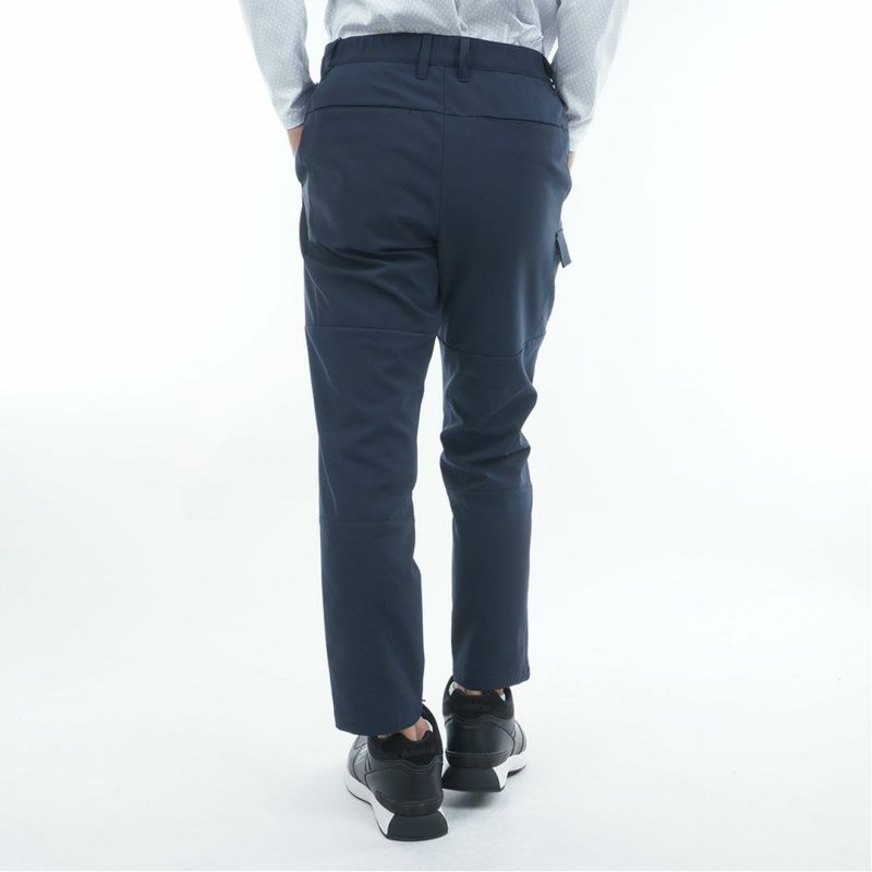 [アドミラル ゴルフ]メンズ サイドポケット付 ワイドテーパードパンツ　ネイビー