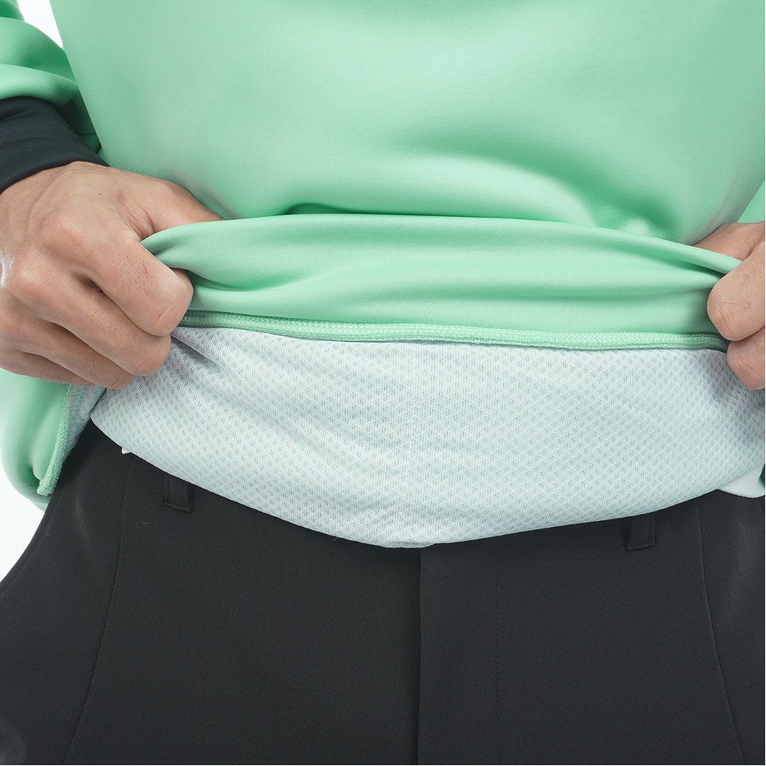 アドミラル ゴルフ Admiral GOLF メンズ メンズ カルイシ ハーフドットボタン スウェット ADMA571 詳細19