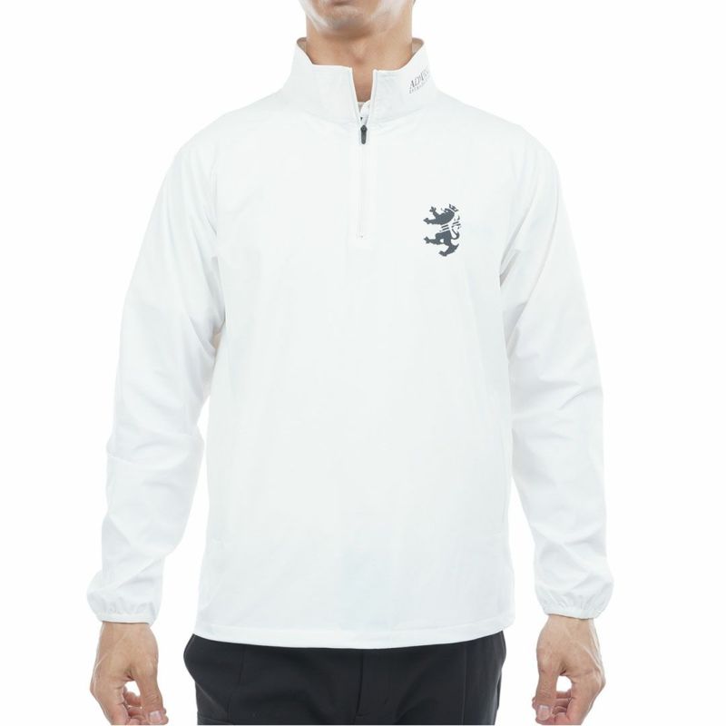 [アドミラル ゴルフ]メンズ ハーフジップ スニードジャケット　ホワイト