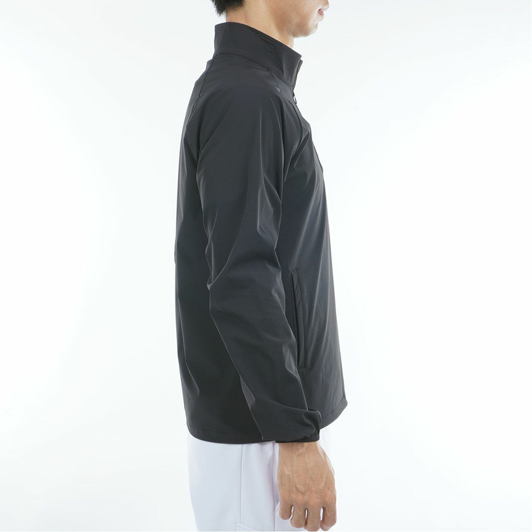 [アドミラル ゴルフ]メンズ ハーフジップ スニードジャケット　ブラック