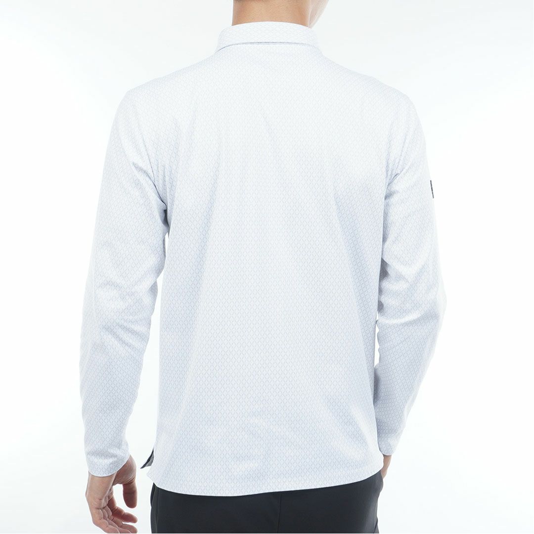 アドミラル ゴルフ Admiral GOLF メンズ メンズ 小紋柄 裏起毛シャツ ADMA574 詳細3