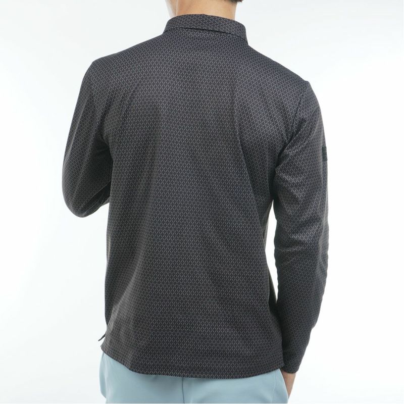 アドミラル ゴルフ Admiral GOLF メンズ メンズ 小紋柄 裏起毛シャツ ADMA574 詳細6