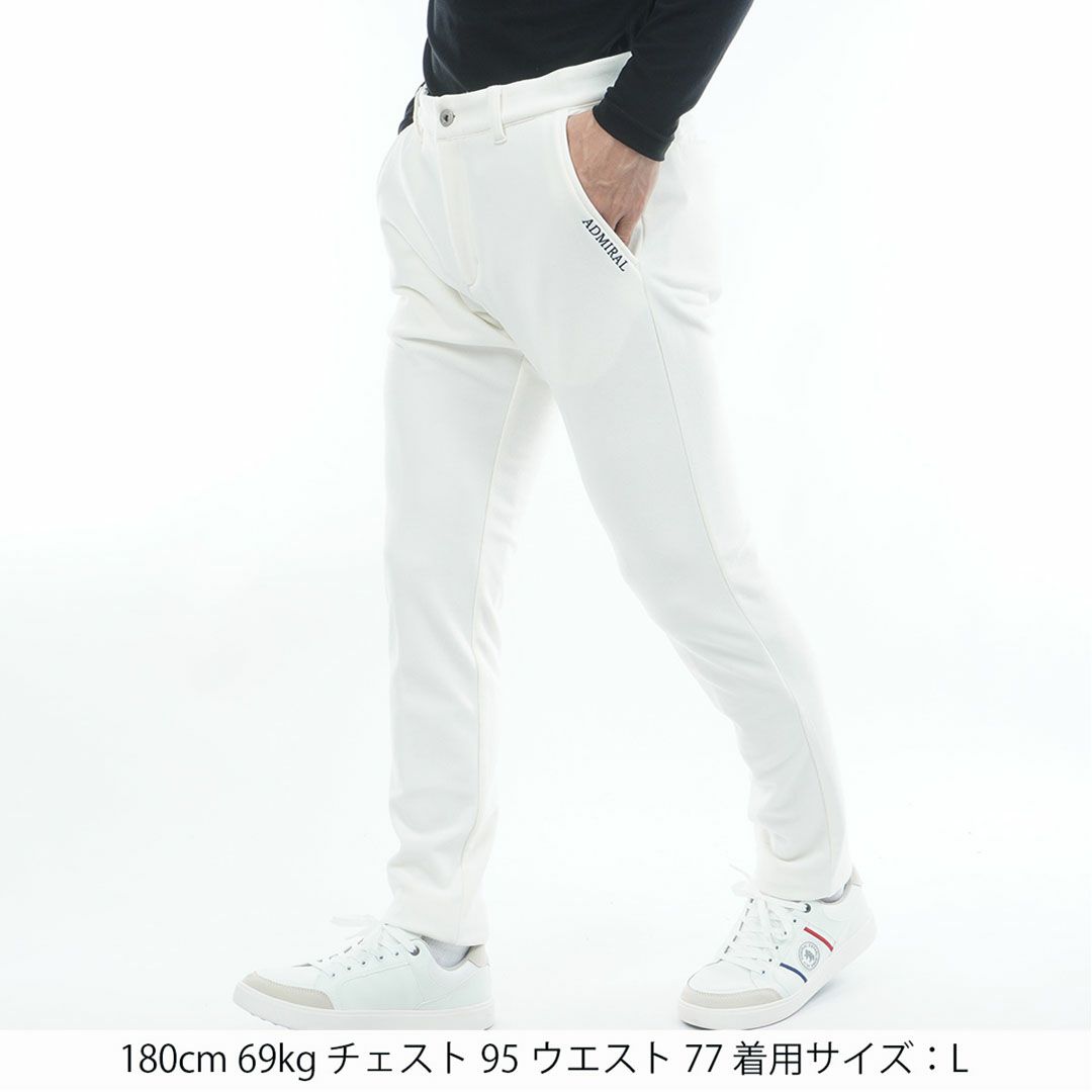 アドミラル ゴルフ Admiral GOLF メンズ メンズ ハイテンション 裏起毛テーパードパンツ ADMA576 詳細2