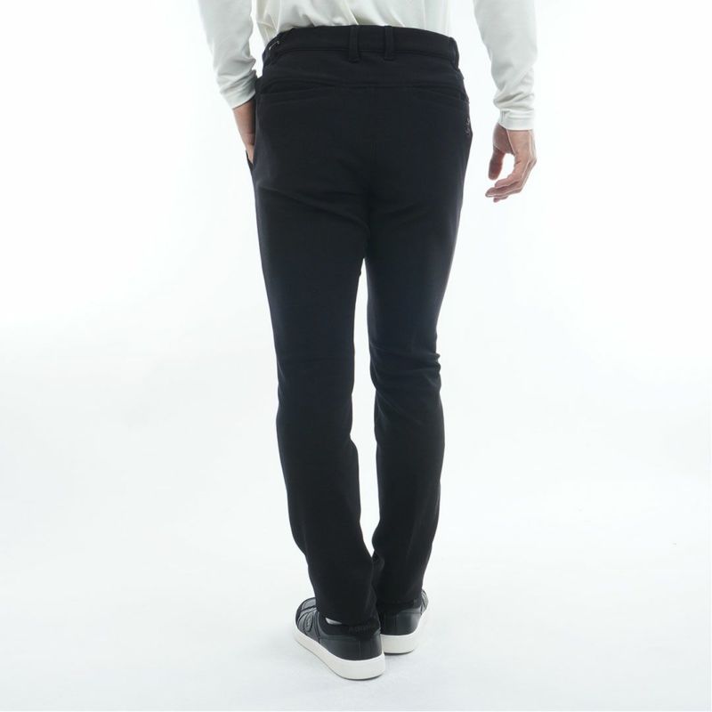 [アドミラル ゴルフ]メンズ ハイテンション 裏起毛テーパードパンツ　ブラック