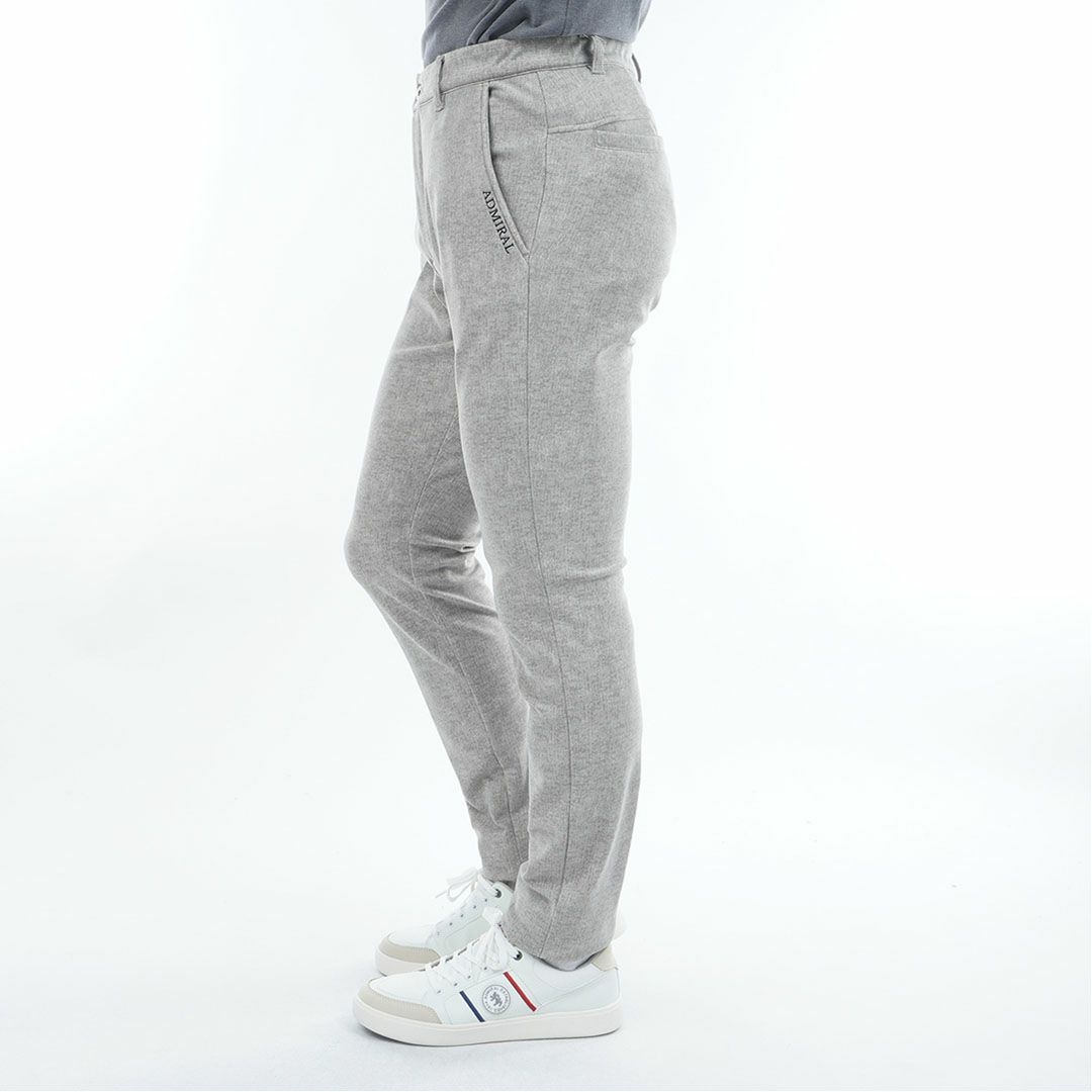 [アドミラル ゴルフ]メンズ ハイテンション 裏起毛テーパードパンツ　グレー