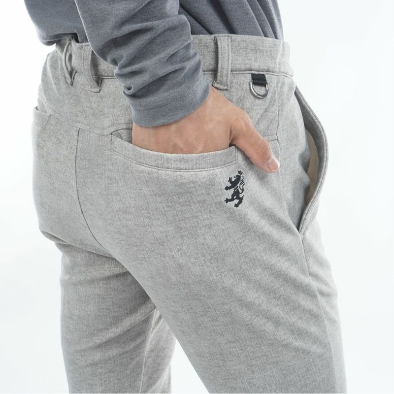 [アドミラル ゴルフ]メンズ ハイテンション 裏起毛テーパードパンツ　グレー