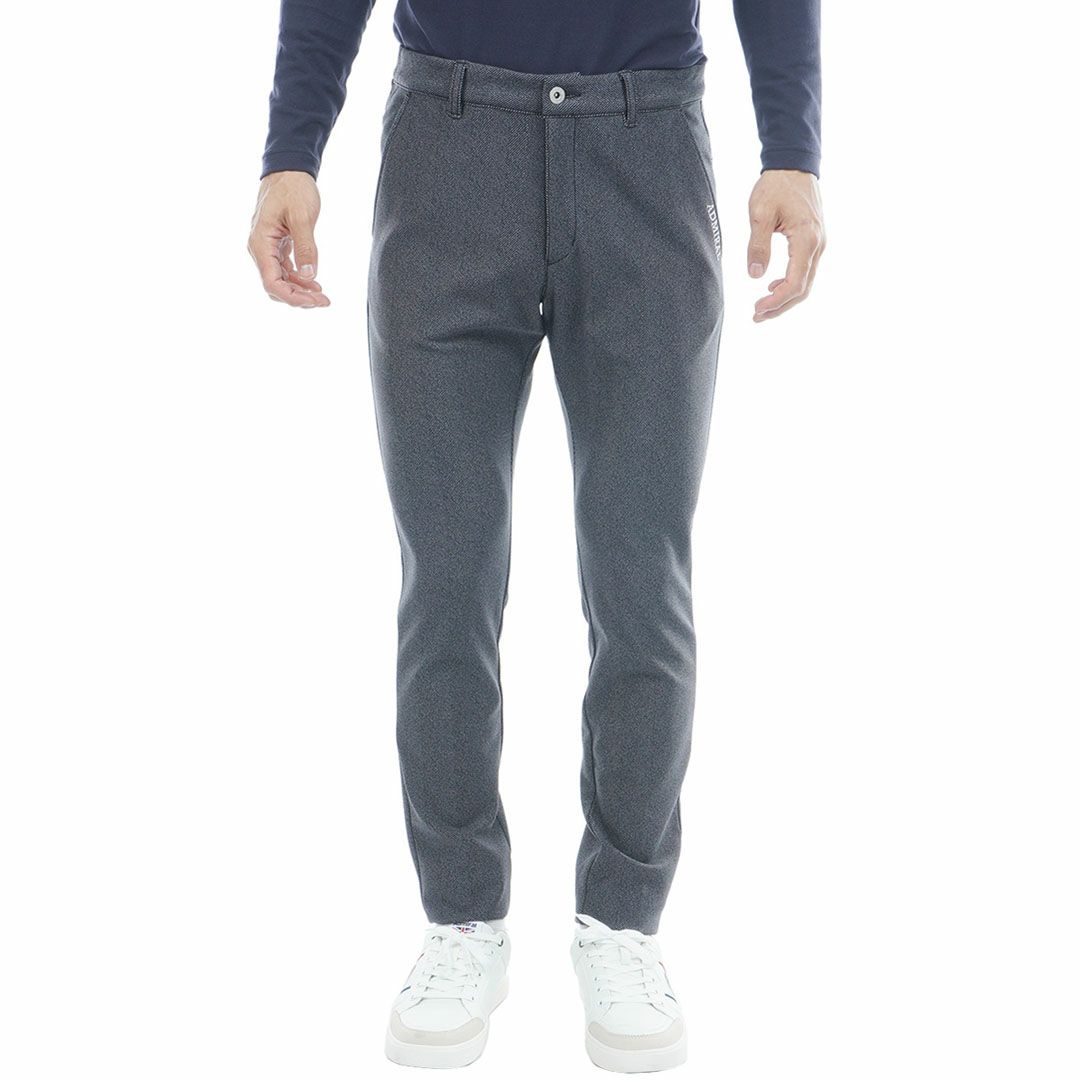 [アドミラル ゴルフ]メンズ ハイテンション 裏起毛テーパードパンツ　グレー