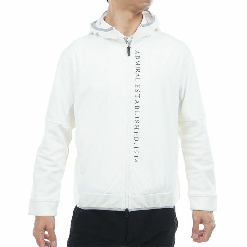 [アドミラル ゴルフ]メンズ ハイブリッドフーディー　ホワイト