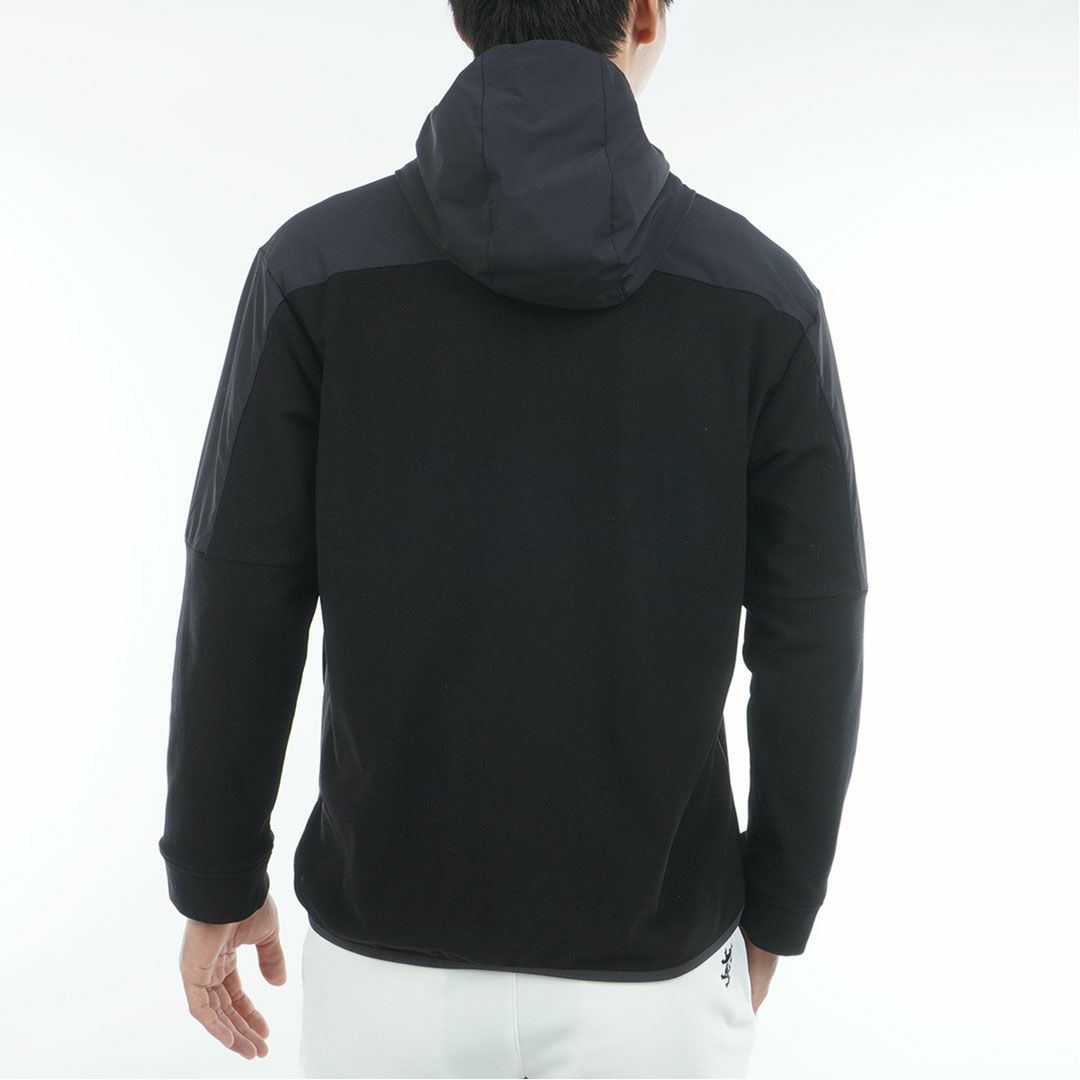 [アドミラル ゴルフ]メンズ ハイブリッドフーディー　ブラック