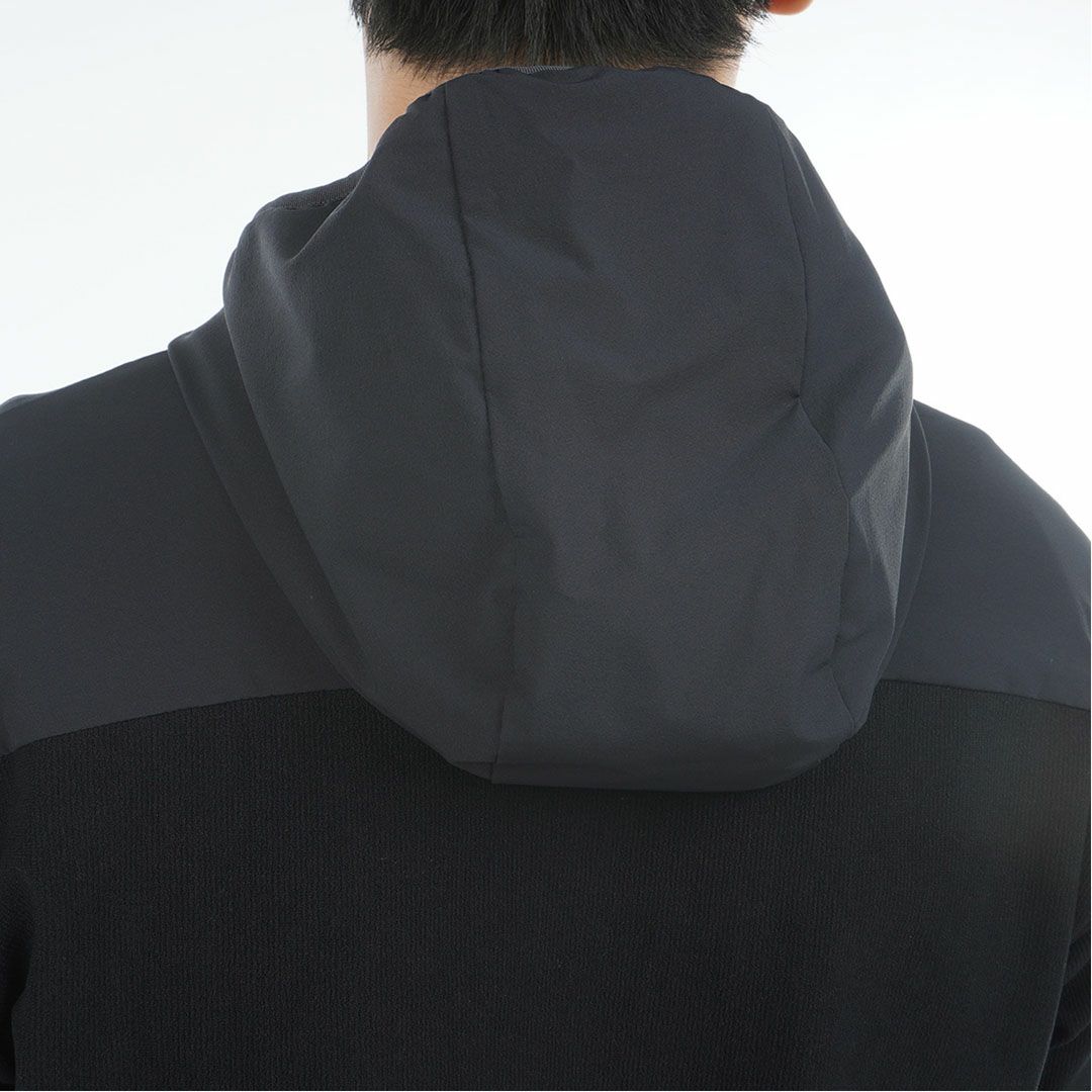 [アドミラル ゴルフ]メンズ ハイブリッドフーディー　ブラック