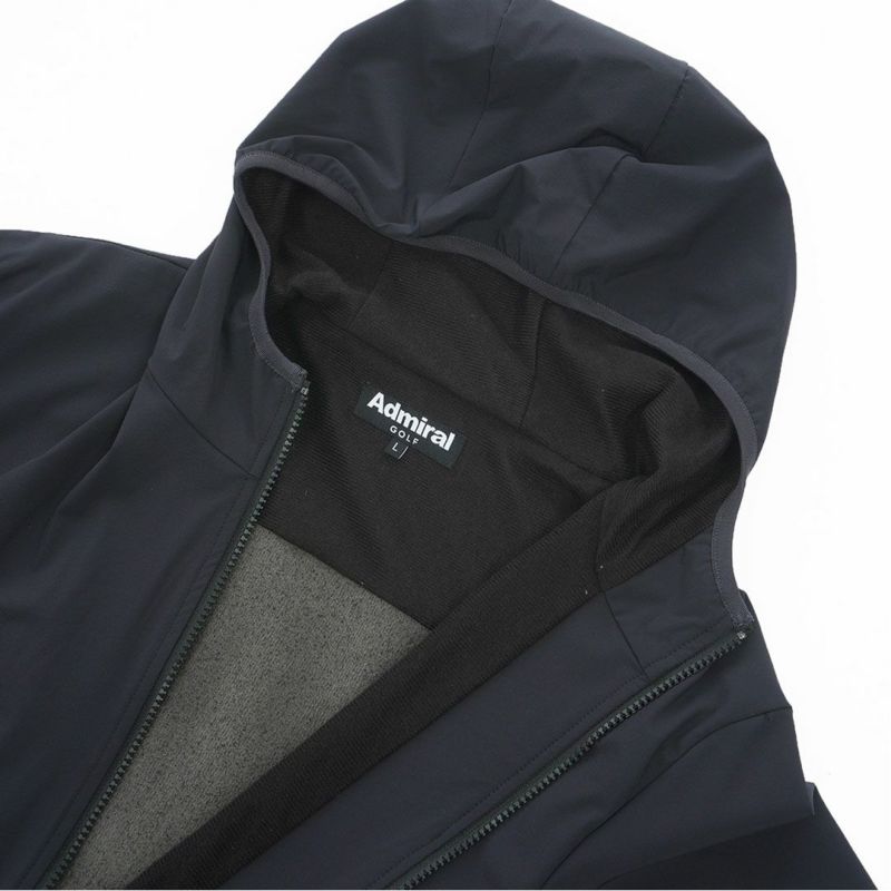 [アドミラル ゴルフ]メンズ ハイブリッドフーディー　ブラック
