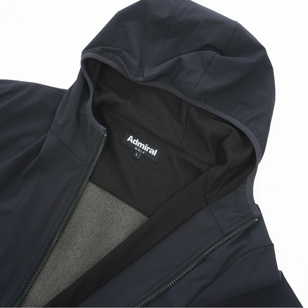 [アドミラル ゴルフ]メンズ ハイブリッドフーディー　ブラック