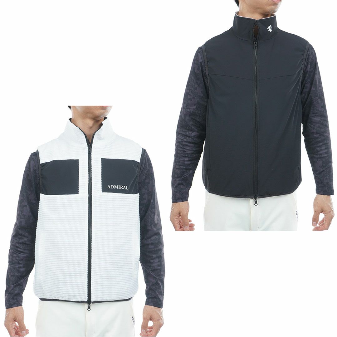 アドミラル ゴルフ Admiral GOLF メンズ メンズ リバーシブル ボアベスト ADMA578 詳細1