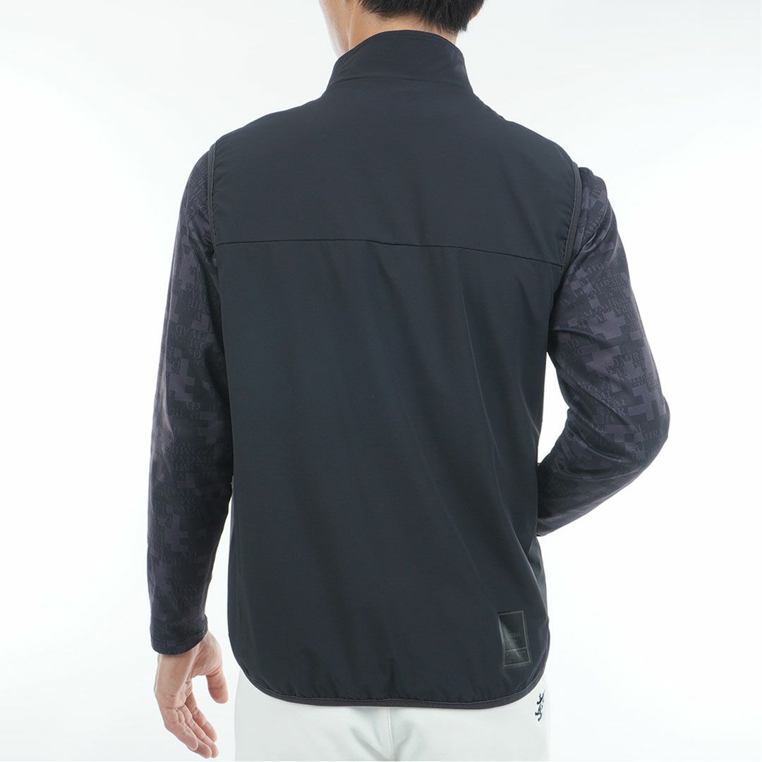 [アドミラル ゴルフ]メンズ リバーシブル ボアベスト　ホワイト