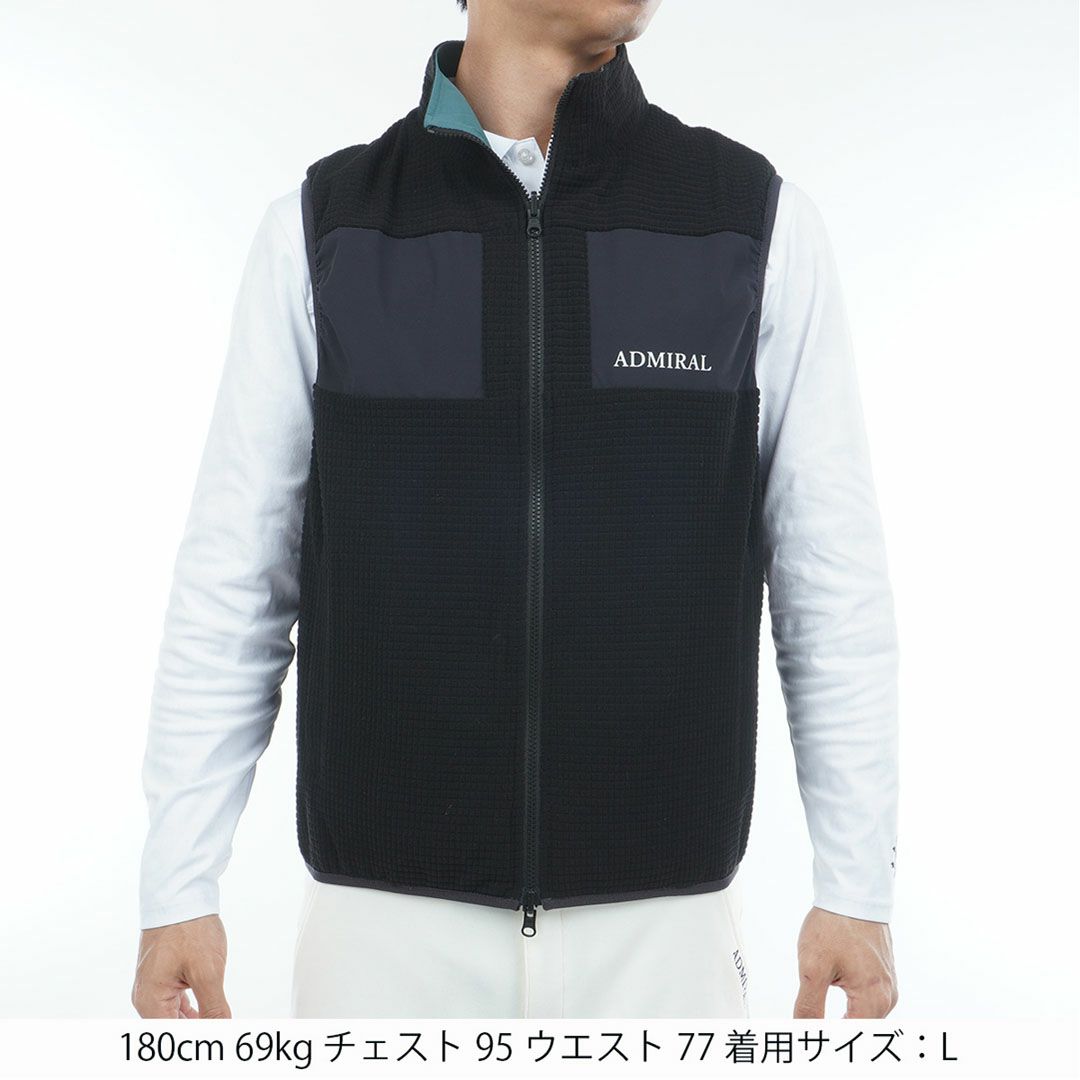 30％OFF】[アドミラル ゴルフ]メンズ リバーシブル ボアベスト