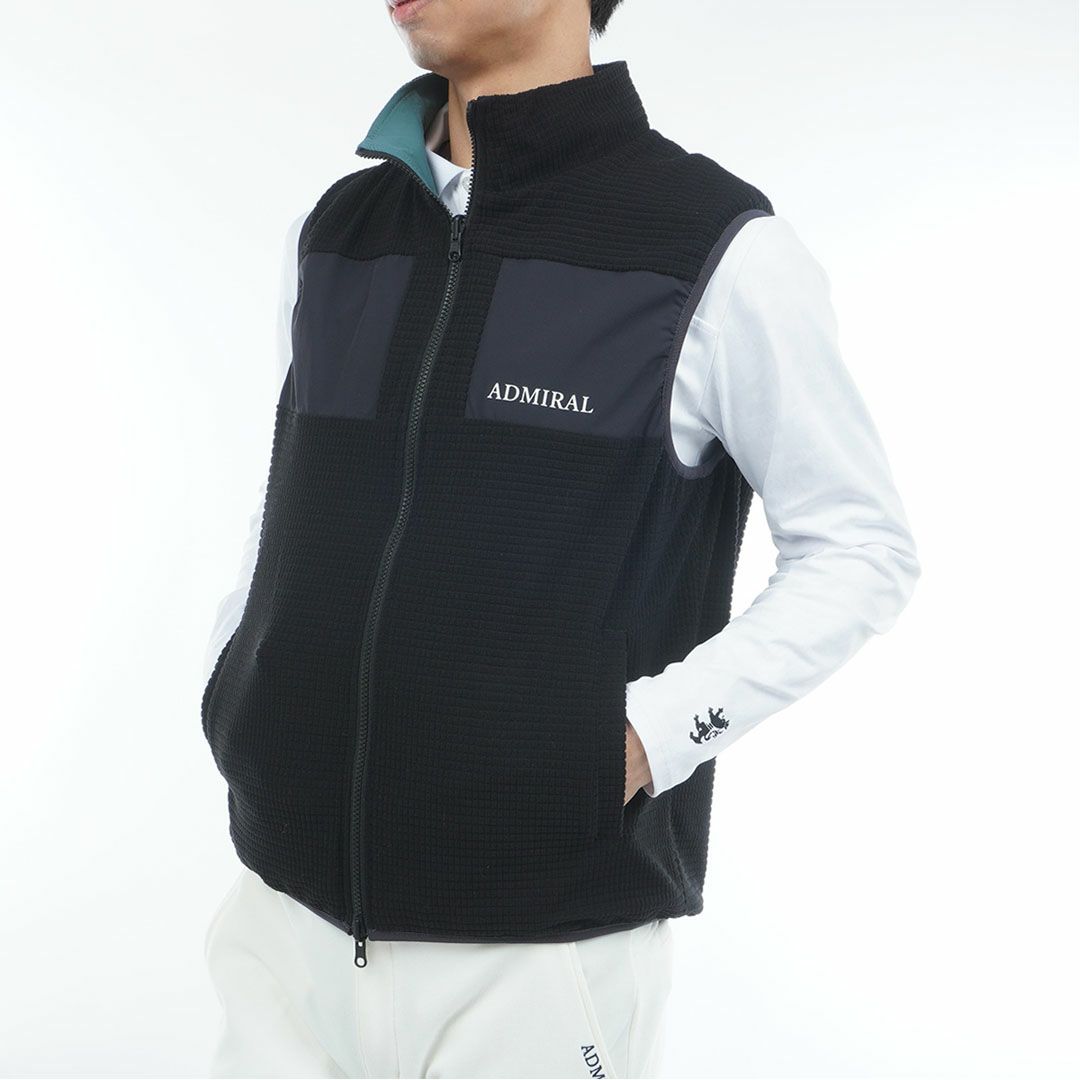 アドミラル ゴルフ Admiral GOLF メンズ メンズ リバーシブル ボアベスト ADMA578 詳細22