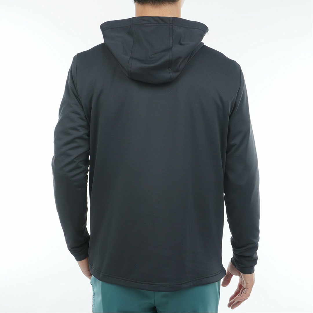 [アドミラル ゴルフ]メンズ 速ポカ フーディーシャツ　ブラック