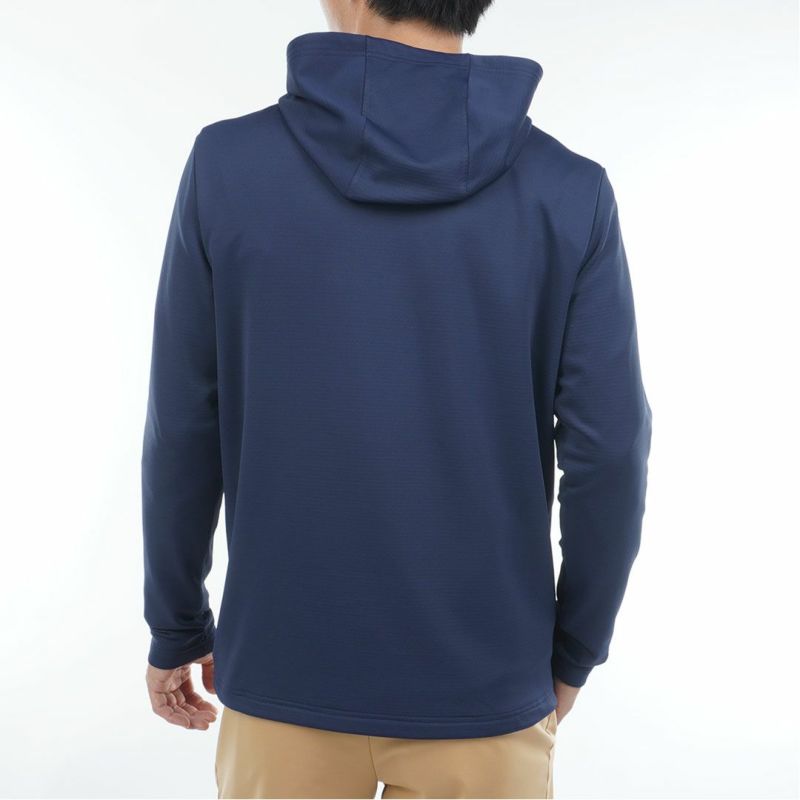[アドミラル ゴルフ]メンズ 速ポカ フーディーシャツ　ネイビー
