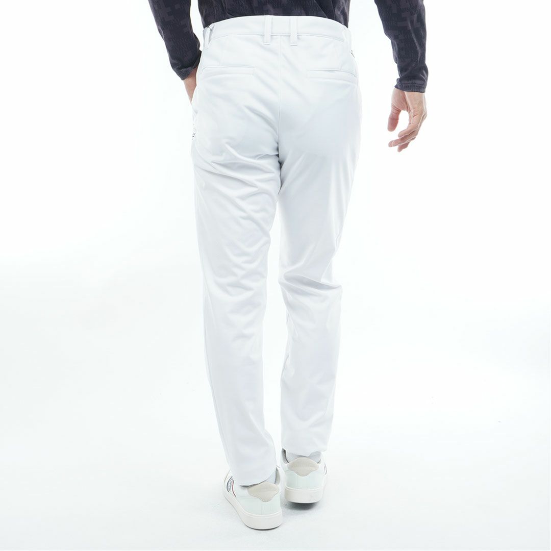 [アドミラル ゴルフ]メンズ 防風フリース ボンディングテーパードパンツ　ホワイト