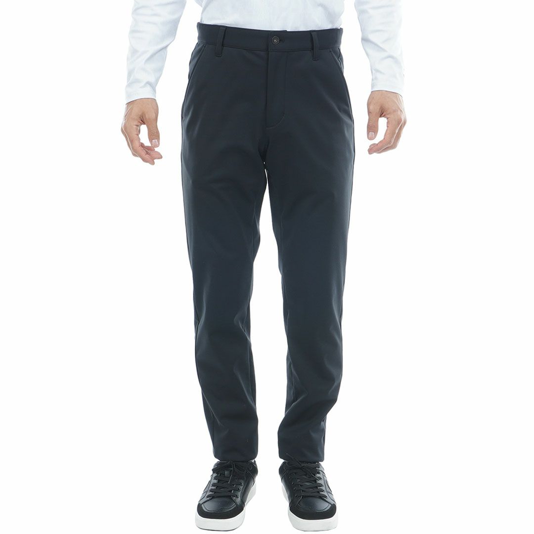 [アドミラル ゴルフ]メンズ 防風フリース ボンディングテーパードパンツ　ブラック