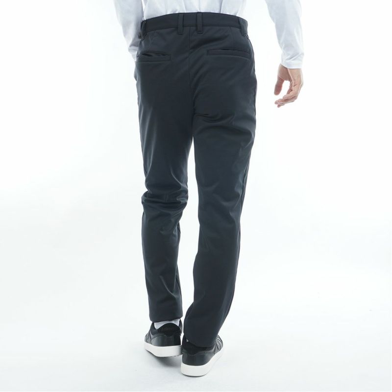 [アドミラル ゴルフ]メンズ 防風フリース ボンディングテーパードパンツ　ブラック