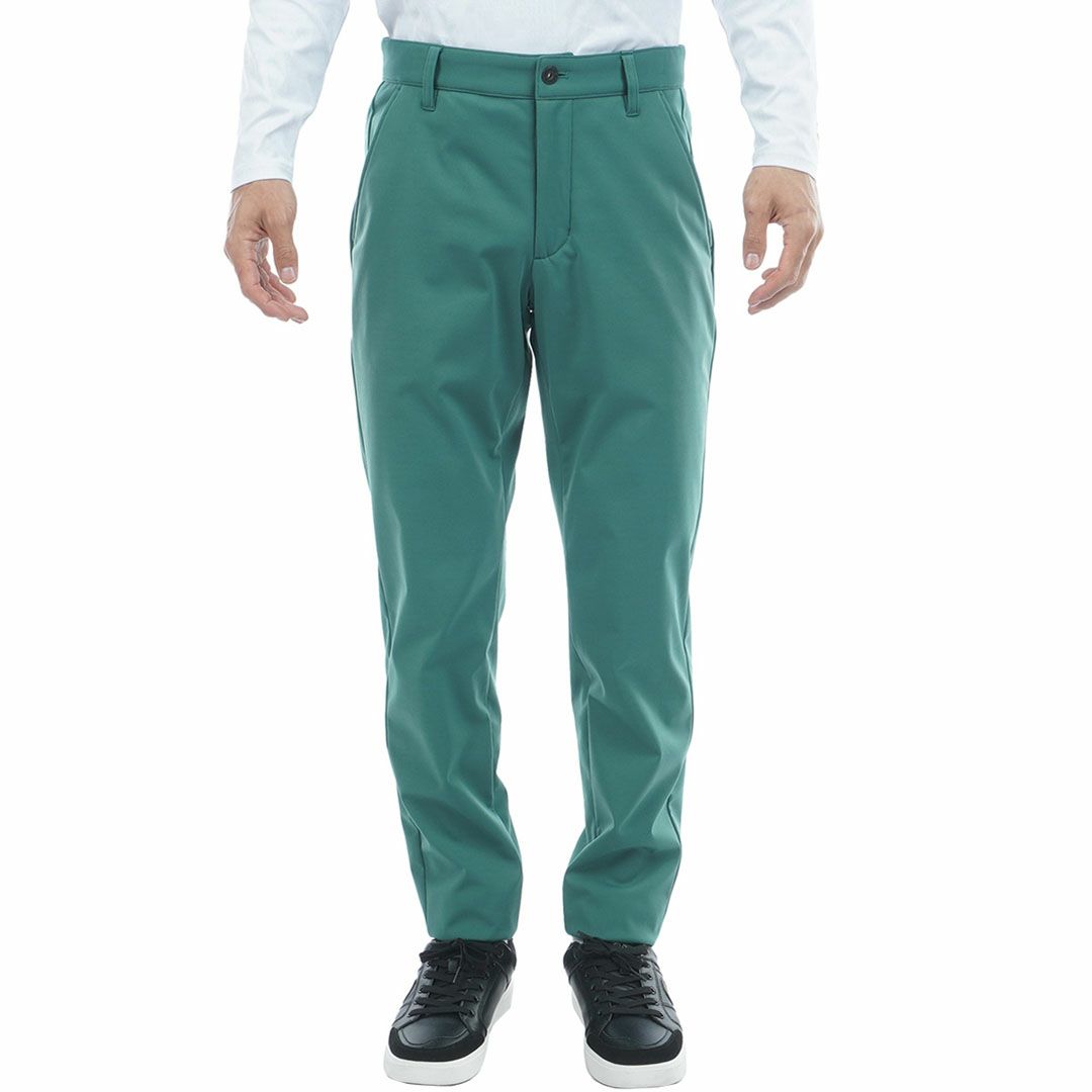 [アドミラル ゴルフ]メンズ 防風フリース ボンディングテーパードパンツ　ダークグリーン